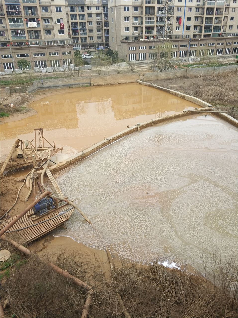 德安沉淀池淤泥清理-厂区废水池淤泥清淤
